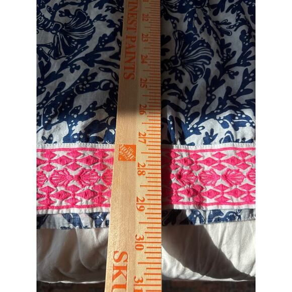 Lilly Pulitzer Blue and Pink Blouse - Picture 7 of 10